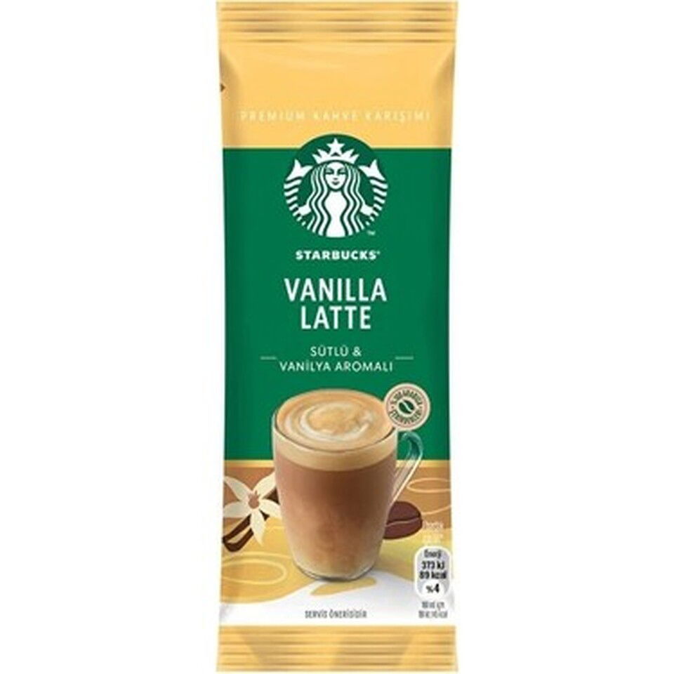 STARBUCKS STİCK KAHVE 21,5 GR-VANİLLA LATTE